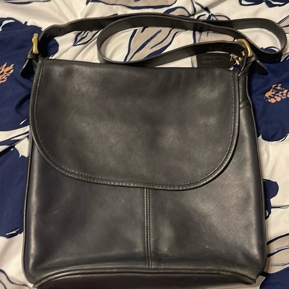 Vintage Coach Whitney Bag Leather Shoulder Bag